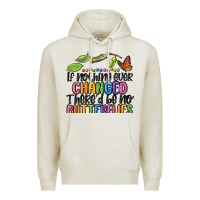 Oatmeal Heather if nothing ever changed thered be no butterflies Premium Hoodie - MaliasSmallBusiness