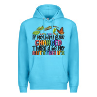 Ocean Blue if nothing ever changed thered be no butterflies Premium Hoodie - MaliasSmallBusiness