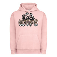 Pigment Salmon race wife Urban Hoodie - MaliasSmallBusiness