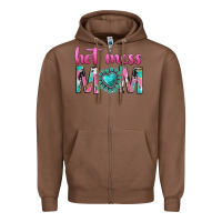 Chestnut hot mess mom Zipper Hoodie - texasbilliewilder