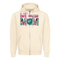 Sandshell hot mess mom Zipper Hoodie - texasbilliewilder