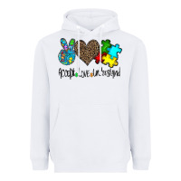 White accept love understand Heavyweight Hoodie - CowhideDigitalArt