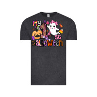 Vintage Black my 1st halloween Vintage Tee - BarkalooDesign