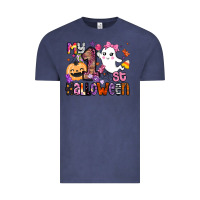 Vintage Denim my 1st halloween Vintage Tee - BarkalooDesign