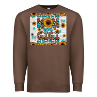 Chestnut god gifted me two titles mom and gigi and i rock them both Premium Sweatshirt - JahusDesignShop