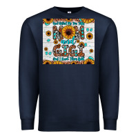 Navy god gifted me two titles mom and gigi and i rock them both Premium Sweatshirt - JahusDesignShop