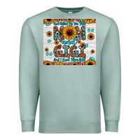 Seafoam god gifted me two titles mom and gigi and i rock them both Premium Sweatshirt - JahusDesignShop