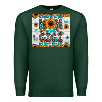 Sports Green god gifted me two titles mom and gigi and i rock them both Premium Sweatshirt - JahusDesignShop