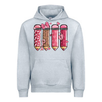 Valentine' Day Teacher School Pencils Urban Hoodie | Teevron
