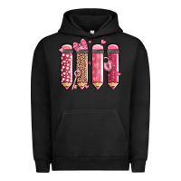 Pigment Black valentine' day teacher school pencils Urban Hoodie - MaliasSmallBusiness
