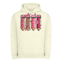 Pigment Pistachio valentine' day teacher school pencils Urban Hoodie - MaliasSmallBusiness