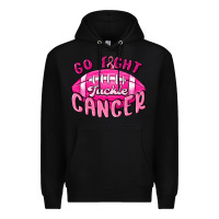 Black go fight tackle cancer Premium Hoodie - MaliasSmallBusiness