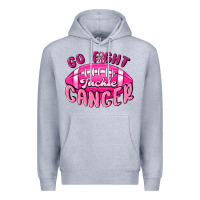 Heather Grey go fight tackle cancer Premium Hoodie - MaliasSmallBusiness