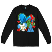 Black guatemala hearts Long Sleeve Tee - texasbilliewilder