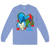 Colony Blue guatemala hearts Long Sleeve Tee - texasbilliewilder