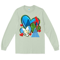 Matcha guatemala hearts Long Sleeve Tee - texasbilliewilder