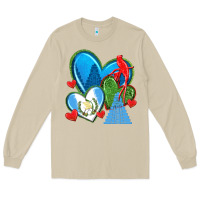 Mushroom guatemala hearts Long Sleeve Tee - texasbilliewilder