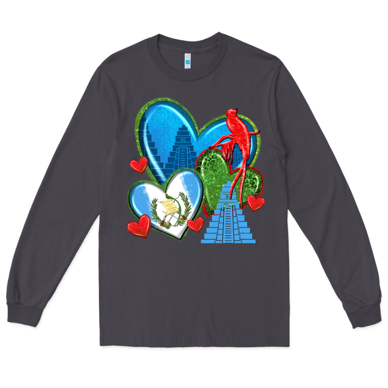 Guatemala Hearts Long Sleeve Tee by texasbilliewilder | Teevron