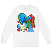 White guatemala hearts Long Sleeve Tee - texasbilliewilder