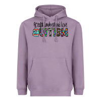 Lavender accept. understand love autism Heavyweight Hoodie - CowhideDigitalArt
