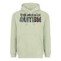 Matcha accept. understand love autism Heavyweight Hoodie - CowhideDigitalArt