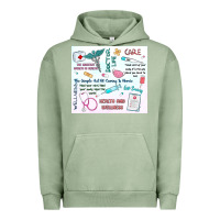 Pigment Oil Green doctor life Urban Hoodie - MaliasSmallBusiness