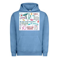 Pigment Pebble Blue doctor life Urban Hoodie - MaliasSmallBusiness