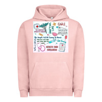Pigment Salmon doctor life Urban Hoodie - MaliasSmallBusiness