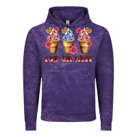 Cloud Purple floral ice cream Vintage Hoodie - AdoDesignShop