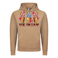 Vintage Coffee floral ice cream Vintage Hoodie - AdoDesignShop