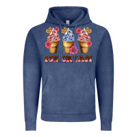 Vintage Denim floral ice cream Vintage Hoodie - AdoDesignShop