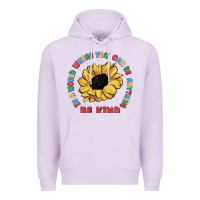 Lilac in a world where you can be anything be kind Premium Hoodie - MaliasSmallBusiness
