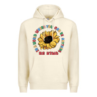 Sandshell in a world where you can be anything be kind Premium Hoodie - MaliasSmallBusiness