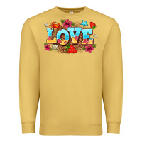 Antique Gold love summer Premium Sweatshirt - AdoDesignShop
