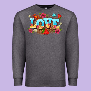 Love Summer Premium Sweatshirt Designed By Adodesignshop