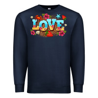 Navy love summer Premium Sweatshirt - AdoDesignShop