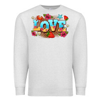 Oatmeal Heather love summer Premium Sweatshirt - AdoDesignShop