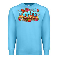 Ocean Blue love summer Premium Sweatshirt - AdoDesignShop