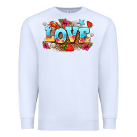 White love summer Premium Sweatshirt - AdoDesignShop