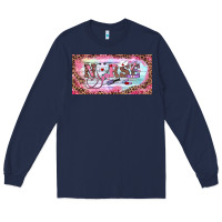 Navy Valentine's Day Nurse Long Sleeve Tee - RanaPortraitStore