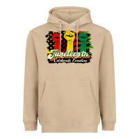 Mushroom juneteenth celebrate freedom Heavyweight Hoodie - HRA Design Shop