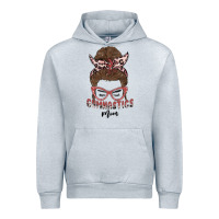 Heather Grey gymnastics mom Urban Hoodie - MaliasSmallBusiness