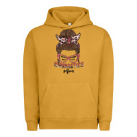 Pigment Peanut Butter gymnastics mom Urban Hoodie - MaliasSmallBusiness