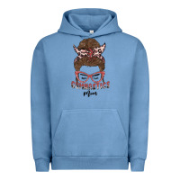 Pigment Pebble Blue gymnastics mom Urban Hoodie - MaliasSmallBusiness