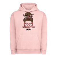 Pigment Salmon gymnastics mom Urban Hoodie - MaliasSmallBusiness