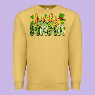 Lucky Mama Premium Sweatshirt Designed By Artiststas