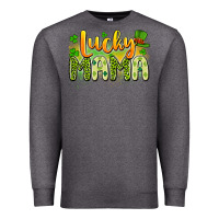 Charcoal Heather lucky mama Premium Sweatshirt - Artiststas
