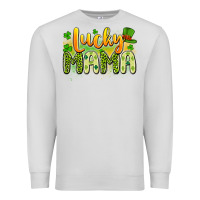 Dove Grey lucky mama Premium Sweatshirt - Artiststas