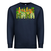 Navy lucky mama Premium Sweatshirt - Artiststas