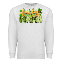 Oatmeal Heather lucky mama Premium Sweatshirt - Artiststas
